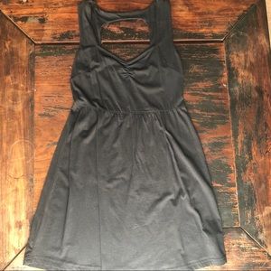 Black mini dress